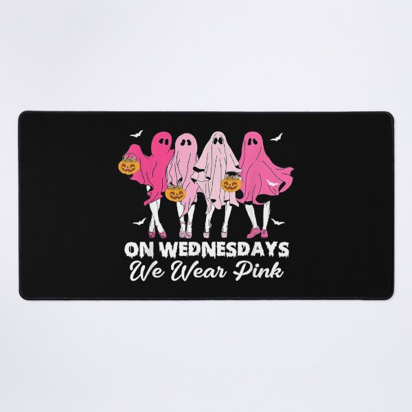 On Wednesdays We Wear Pink Embroidered Iron On Patch – Patch Collection