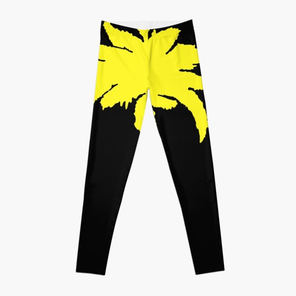 Yellow Palm Tree Leggings