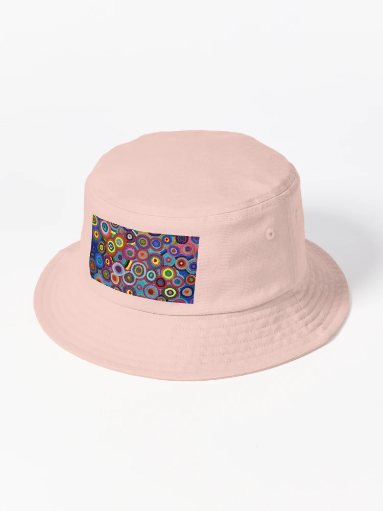 Purple/Pink/Green Tie Dye Sun Doodle Bucket Hat