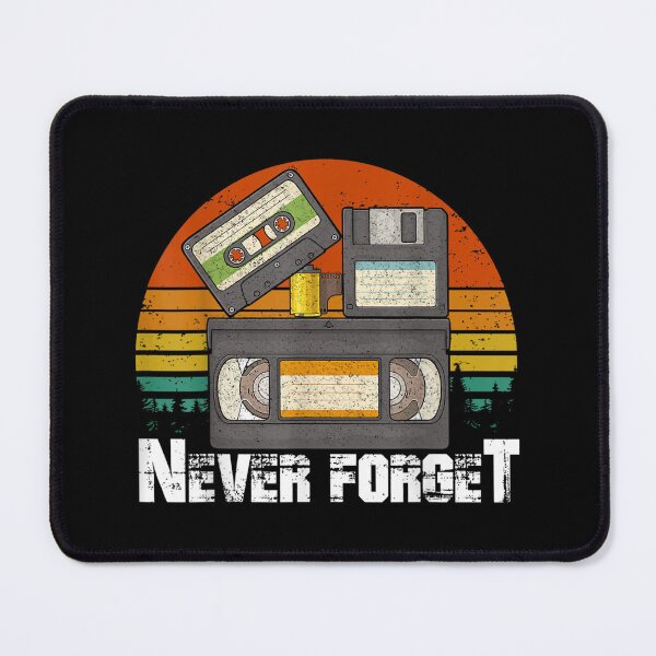 Item preview, Never Forget Funny Vintage Cassette Floppy Disk VHS Tape designed and sold by Tobiasforslund.