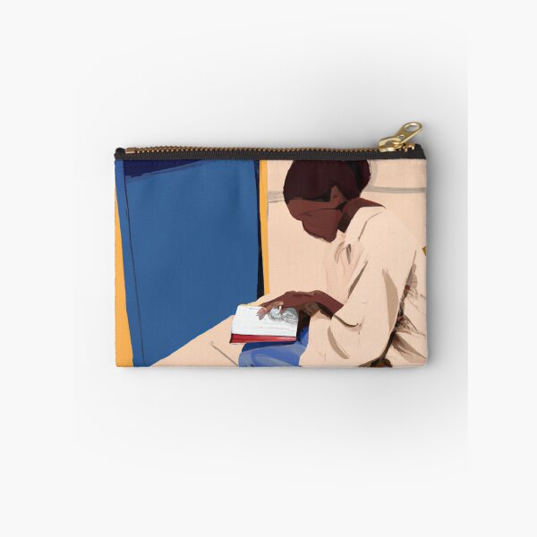 Item preview, Girl Reading a Book on a Bus Stand designed and sold by Parag's Travel Shop.