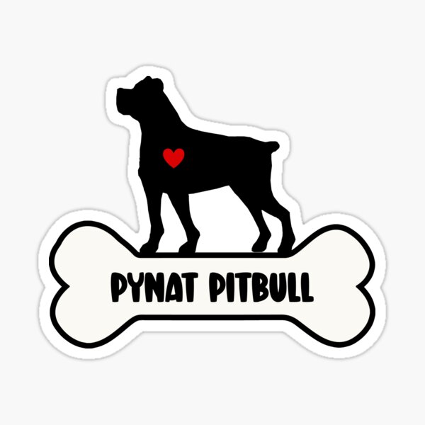 I love my 2024 pitbull car decal