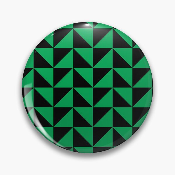 Item preview, Green and Black Triangle Pattern designed and sold by rsty11.