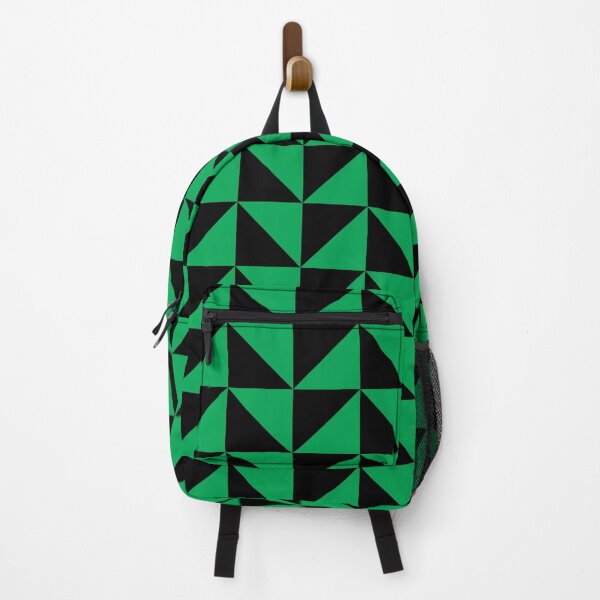 Item preview, Green and Black Triangle Pattern designed and sold by rsty11.