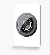 Lens camera Greeting Card