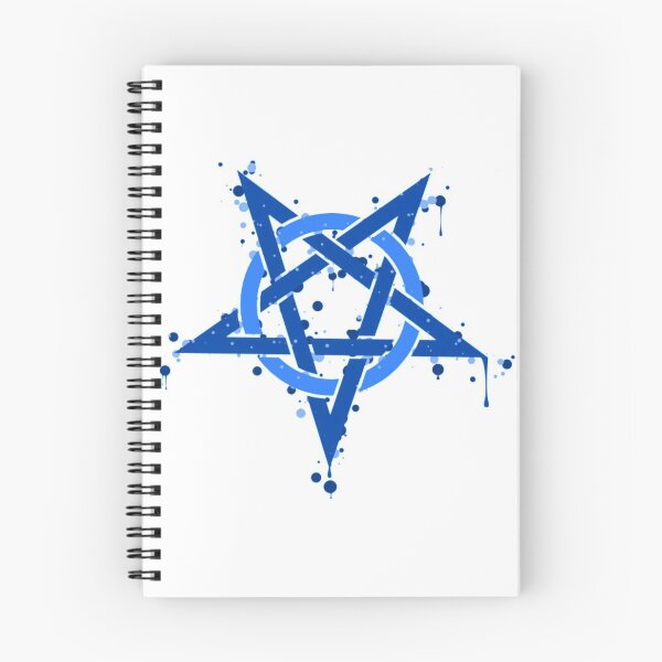 Item preview, Blue Satanic Spotted Pentagram designed and sold by MurphyMorganGifts.