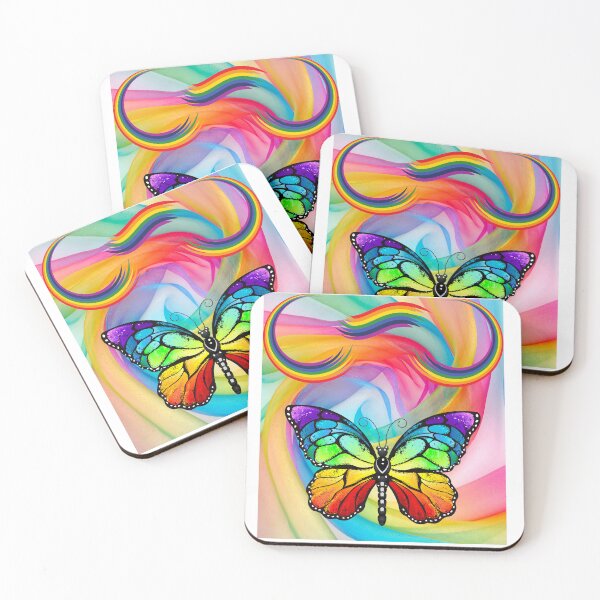 Item preview, Rainbow Butterfly designed and sold by RonelM.