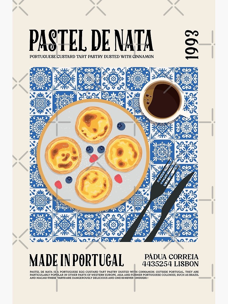 Disover Pastel De Nata Wall Art Premium Matte Vertical Poster