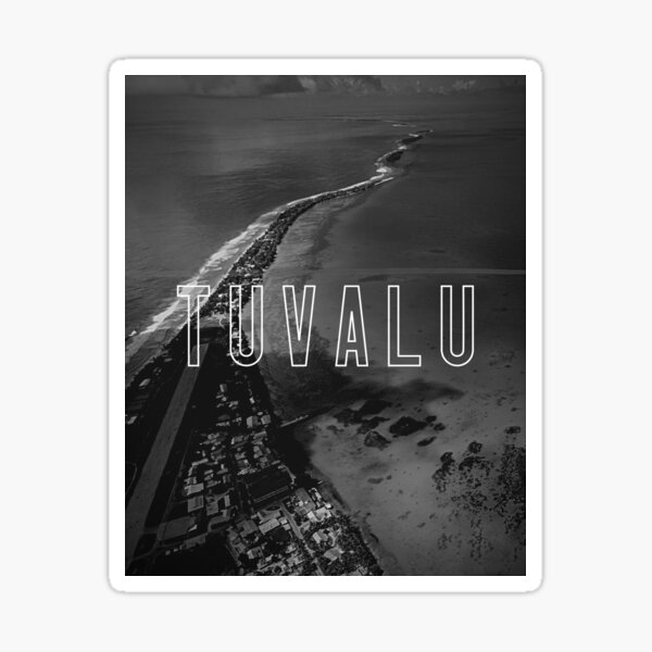 "Tuvalu" Sticker for Sale by PolyMicroMela Redbubble