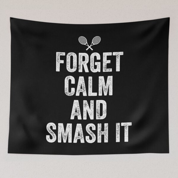 Item preview, Olvídate de la calma y destrúyela - frase de tenis designed and sold by Captain Mood.