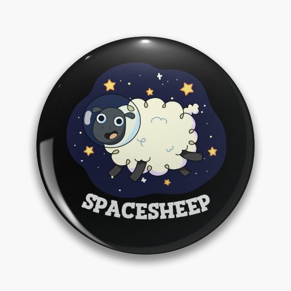 Item preview, Space Sheep Funny Astronaut Sheep Puns (Dark BG) designed and sold by punnybone.