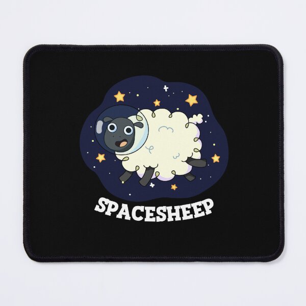 Item preview, Space Sheep Funny Astronaut Sheep Puns (Dark BG) designed and sold by punnybone.