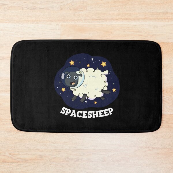 Item preview, Space Sheep Funny Astronaut Sheep Puns (Dark BG) designed and sold by punnybone.