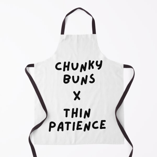 Item preview, Chunky Buns X Thin Patience Cute Funny Womens Teen Girl Tops Tee Tshirt designed and sold by JellyBeenzz.