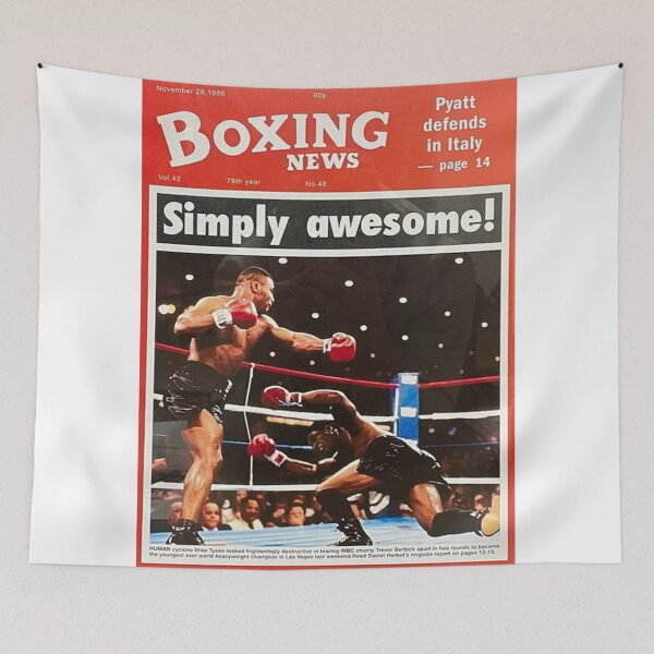 Item preview, 1986 Mikes News Boxing Poster  designed and sold by clastpire.