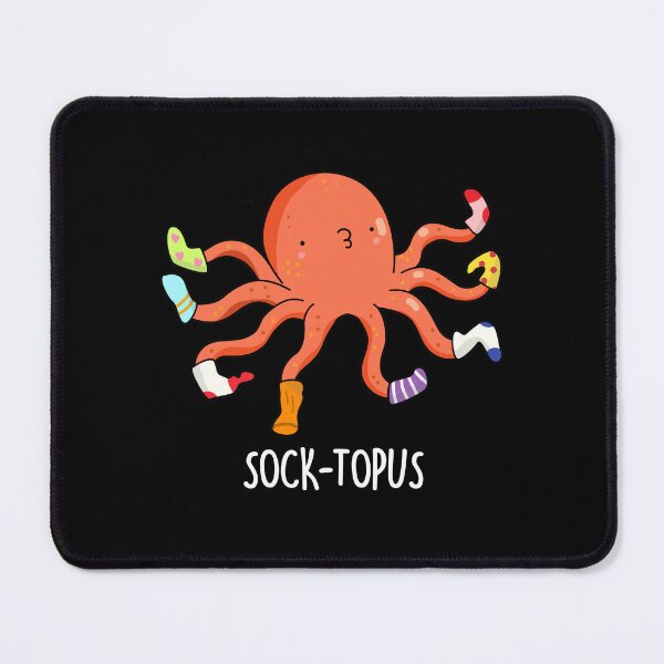 Item preview, Soctopss Funny Octopus Puns (Dark BG) designed and sold by punnybone.