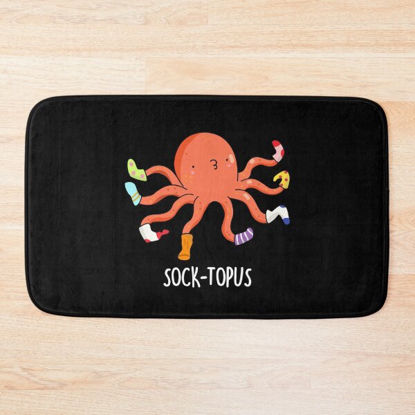 Item preview, Soctopss Funny Octopus Puns (Dark BG) designed and sold by punnybone.