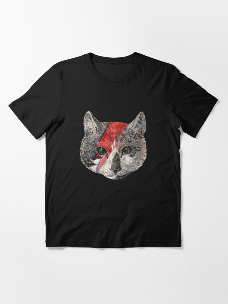 bowie cat shirt