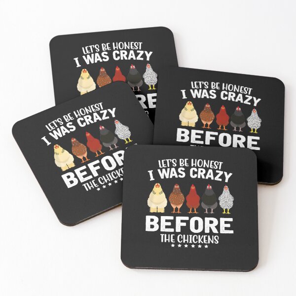 Item preview, Let's Be Honest I Was Crazy Before The Chickens chicken lover funny vintage cute designed and sold by elizabethdawnn.