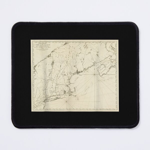 Item preview, Vintage New England Map (1788) designed and sold by Nicholaswikstro.