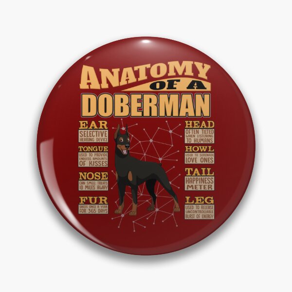 Item preview, Anatomy Of A Doberman - Funny Doberman Design   designed and sold by AtmosApparel.