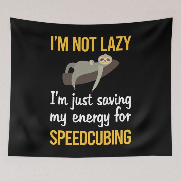 Item preview, Saving Energy Speedcubing Speedcube Speedcuber Speed Cubing designed and sold by RogersFried.