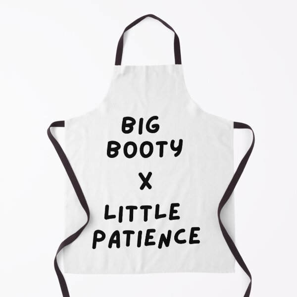 Item preview, Big Booty X Little Patience Cute Funny Womens Teen Girl Tops Tee Tshirt designed and sold by JellyBeenzz.