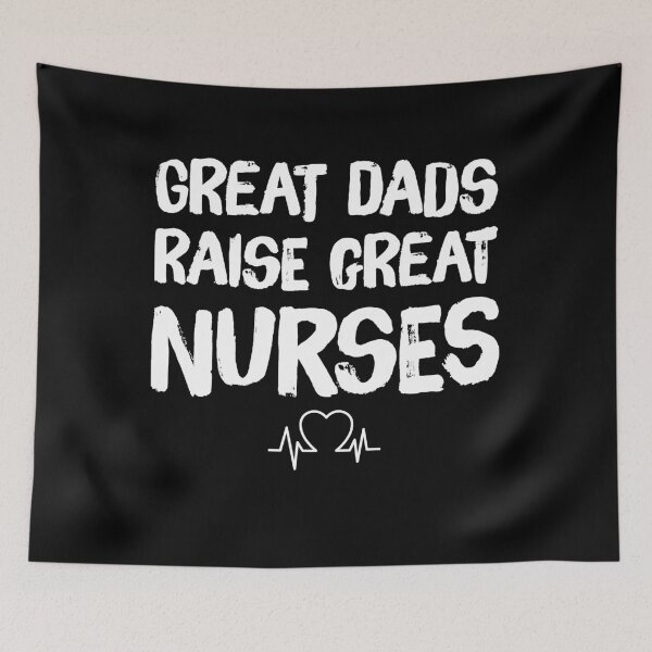 Item preview, Great dads raise great nurses - funny nurse dad designed and sold by Captain Mood.