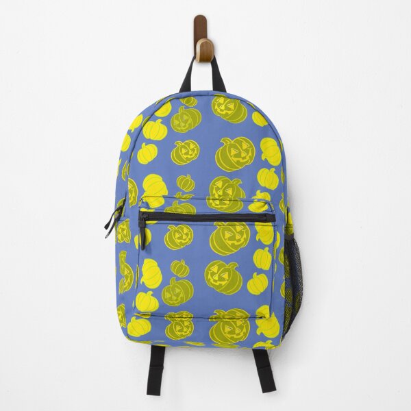 Item preview, Cute Falling Jack o Lantern with Smiles in Yellow Essential Pattern  designed and sold by SpaceQueenKee ⭐️⭐️⭐️⭐️⭐️.