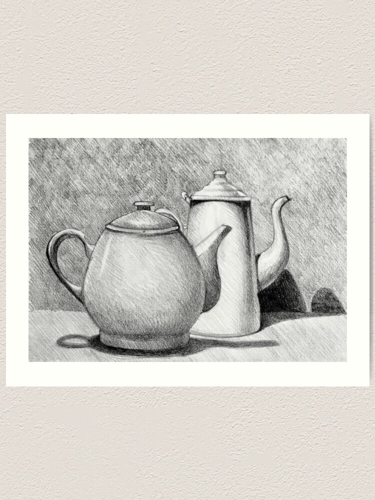 How to draw a Kettle Step by Step