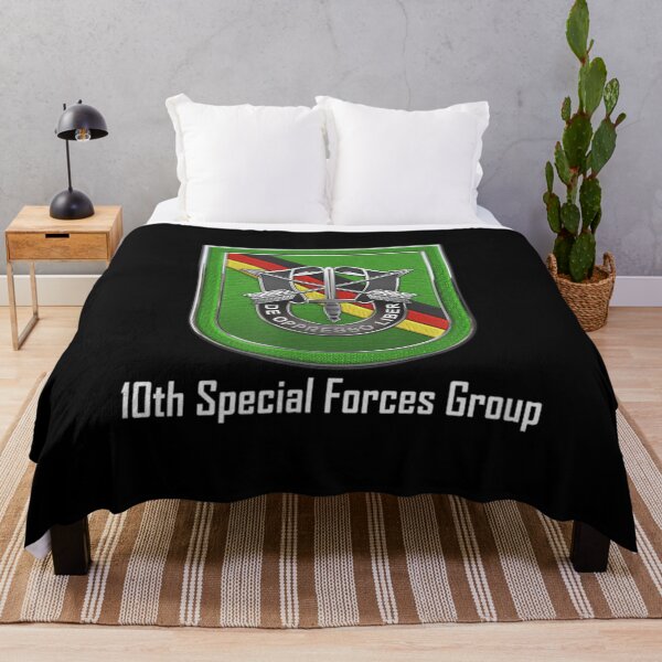 Item preview, 10th Special Forces Group Beret Flash with Unit Crest designed and sold by Nicholaswikstro.