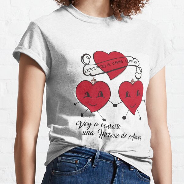 Tres corazones Camiseta clásica