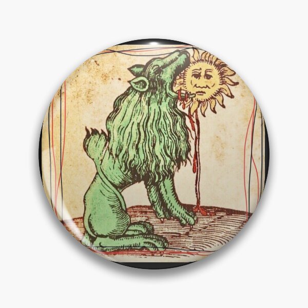 Item preview, Medieval Lion Devours Sun designed and sold by Estranged  Design.