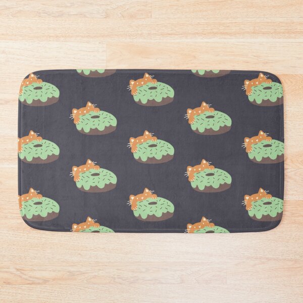 Item preview, Orange Cat Stealing Donuts (Halloween version) designed and sold by liloreleii.