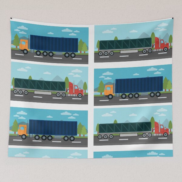 Item preview, Cargo Transportation. Truck and Trailer. Delivery Trucks. Logistics Transportation. Mode of Transportation. Cargo Truck. Flat style designed and sold by ivector.