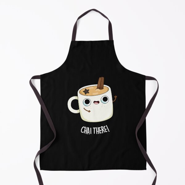 Item preview, Chai There Funny Chai Tea Puns (Dark BG) designed and sold by punnybone.