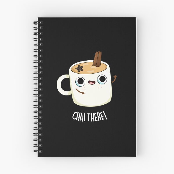 Item preview, Chai There Funny Chai Tea Puns (Dark BG) designed and sold by punnybone.