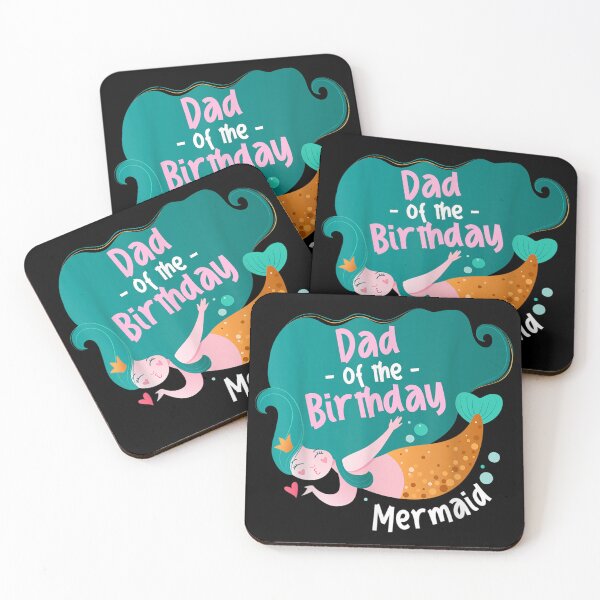 Item preview, Dad of the Birthday Mermaid Matching Daddy Party Father designed and sold by Nicholaswikstro.