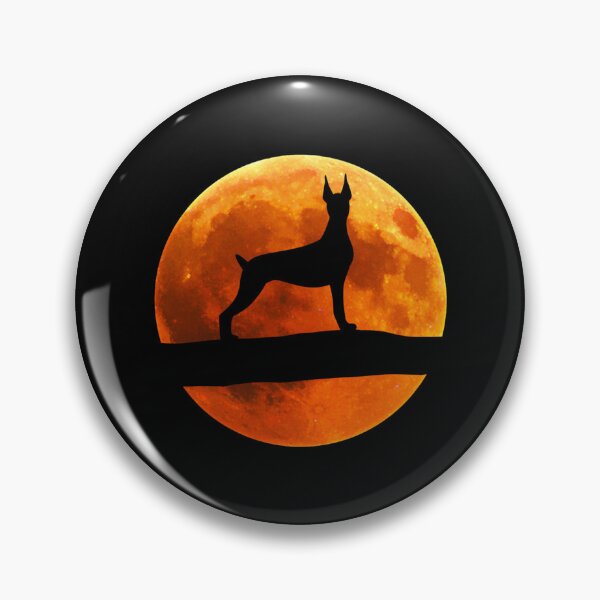 Item preview, Doberman Dog Silhouette Moon Doberman lover   designed and sold by AtmosApparel.