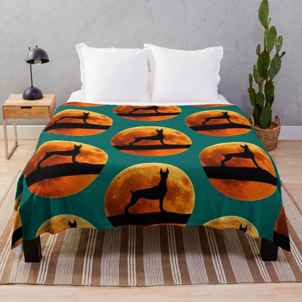 Item preview, Doberman Dog Silhouette Moon Doberman lover designed and sold by AtmosApparel.