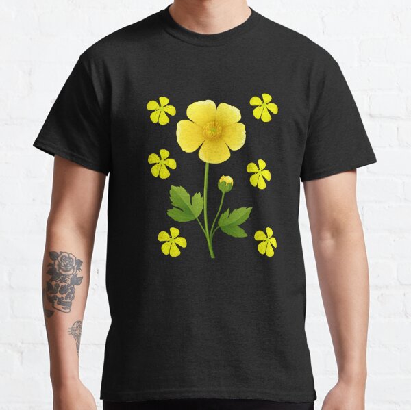 Archie Floral Cotton Tee - Buttercup Bouquet