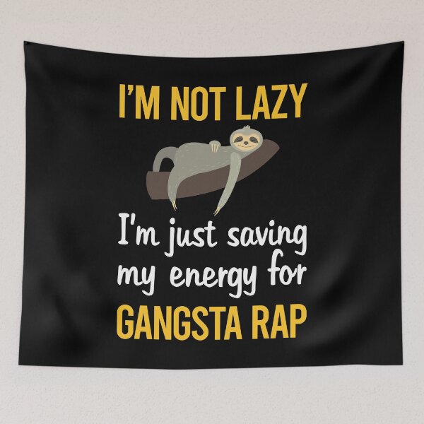 Item preview, Saving Energy Gangsta Rap Rapping Rapper designed and sold by RogersFried.