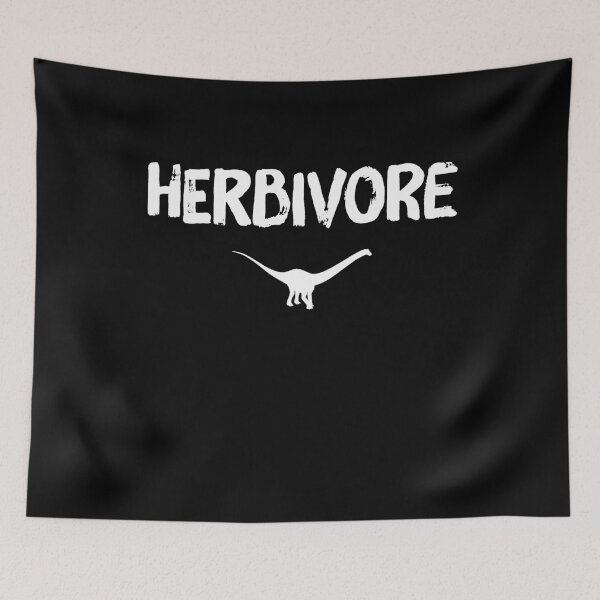 Item preview, Herbivore - funny vegetarian dinosaur designed and sold by Captain Mood.