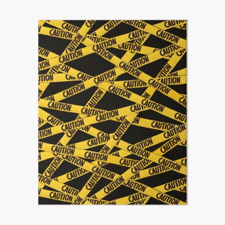 Hazard Warning Black & Yellow Wrapping Paper