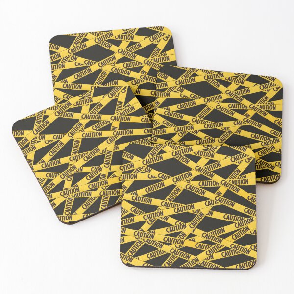 Item preview, Caution tape background danger zone warning police stripe designed and sold by Milatoo.