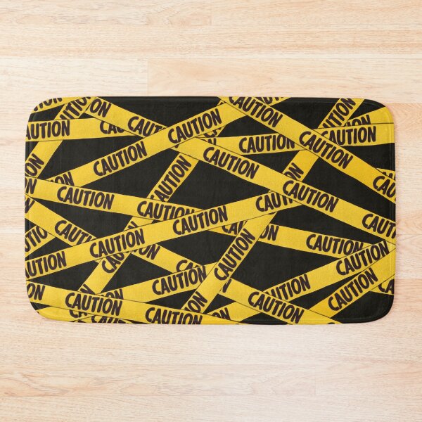 Item preview, Caution tape background danger zone warning police stripe designed and sold by Milatoo.