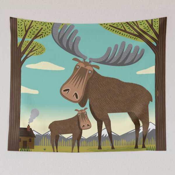 Item preview, The Magnificent Moose designed and sold by Oliver Lake.