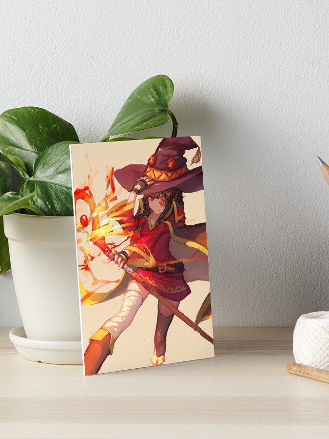  Mxdza Japanese Anime KonoSuba Megumin Fabric Painting