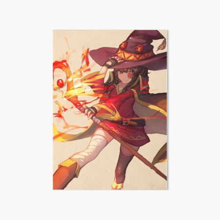 Kazuma and Megumin' Poster, picture, metal print, paint by Megumin The  Crimson Demon