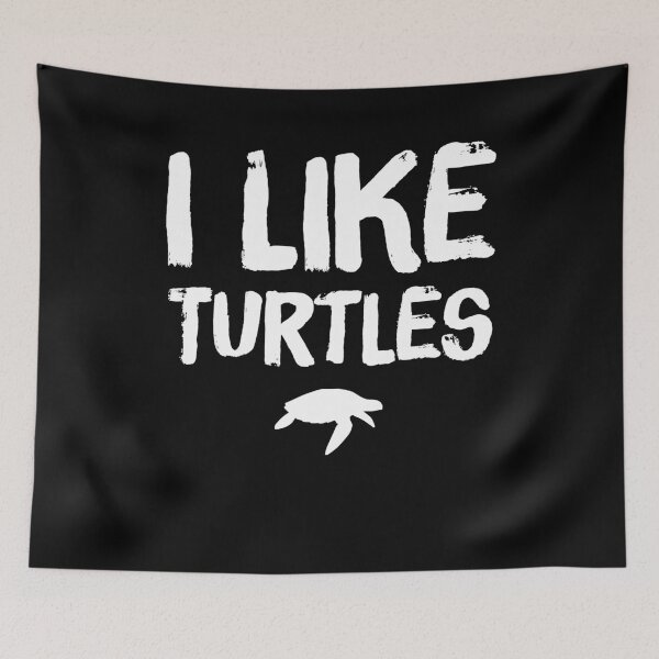 Item preview, I like turtles - turtle lover designed and sold by Captain Mood.